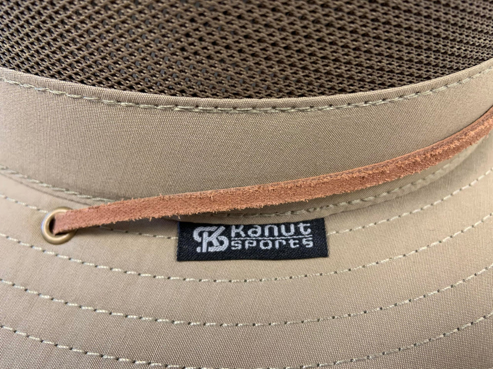 KANUT SPORTS Bouie Safari Sun Hat Alpha X-Large Putty on-model view for size fit