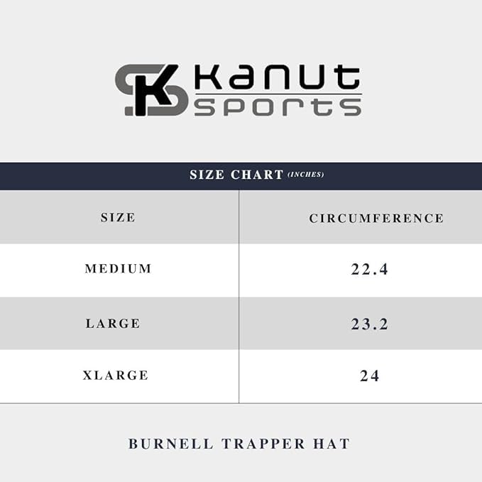 KANUT SPORTS Burnell ear flaps detail showing adjustable fur warmth.