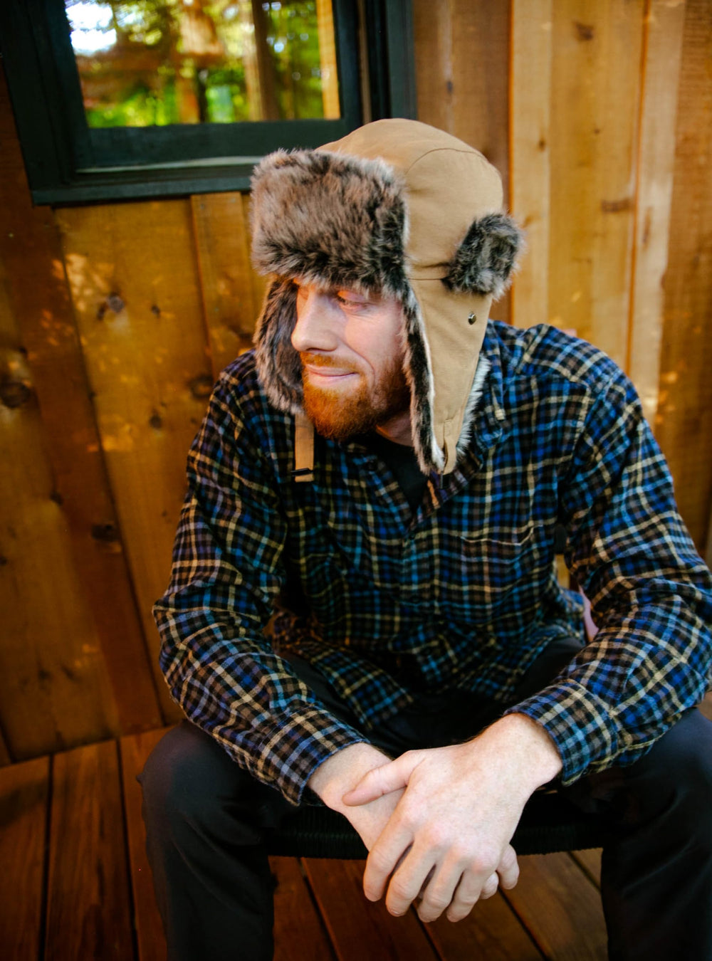 KANUT SPORTS Burnell worn by model in snow shows everyday warmth.