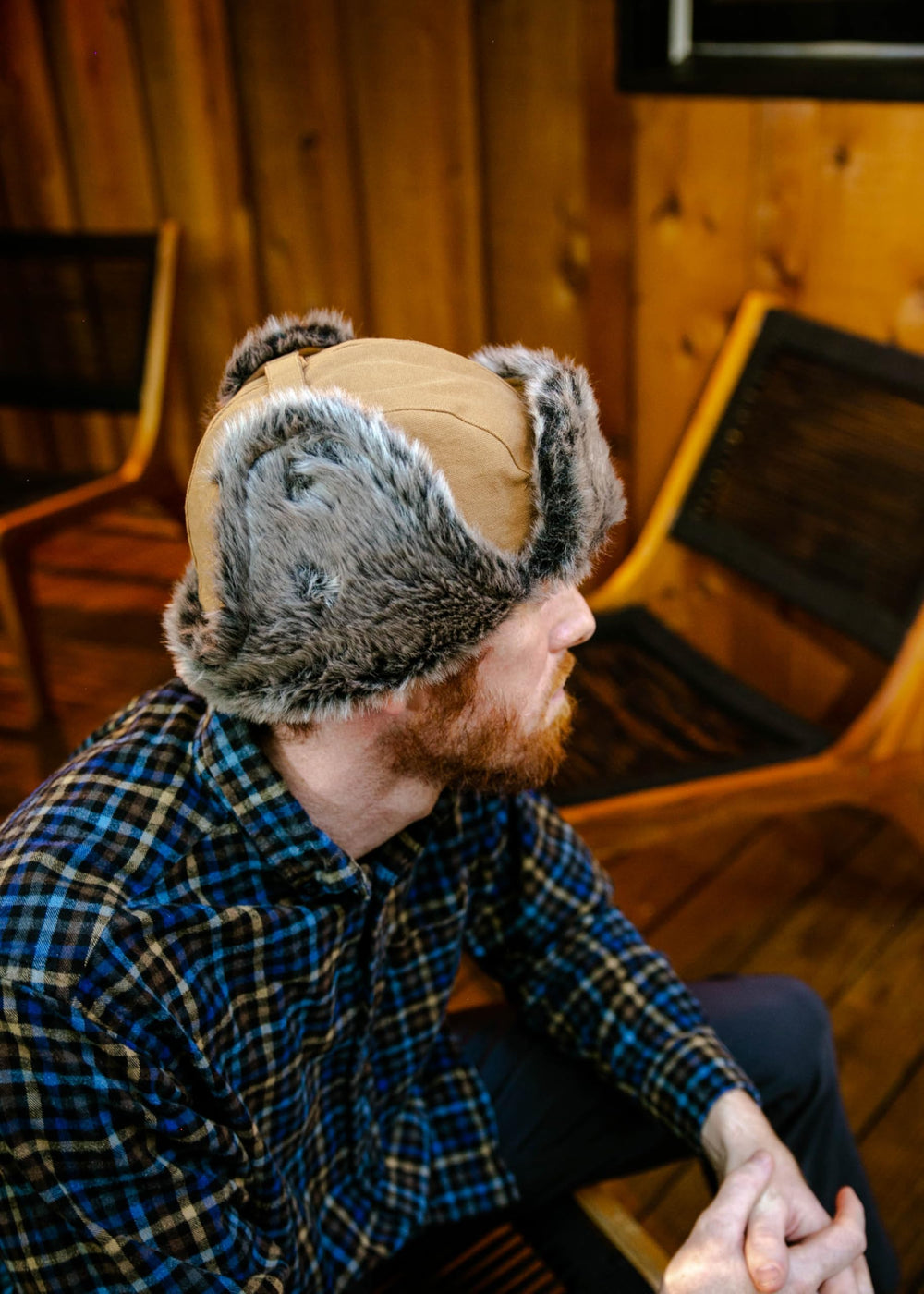 KANUT SPORTS Burnell flat lay showcases practical winter hat design.