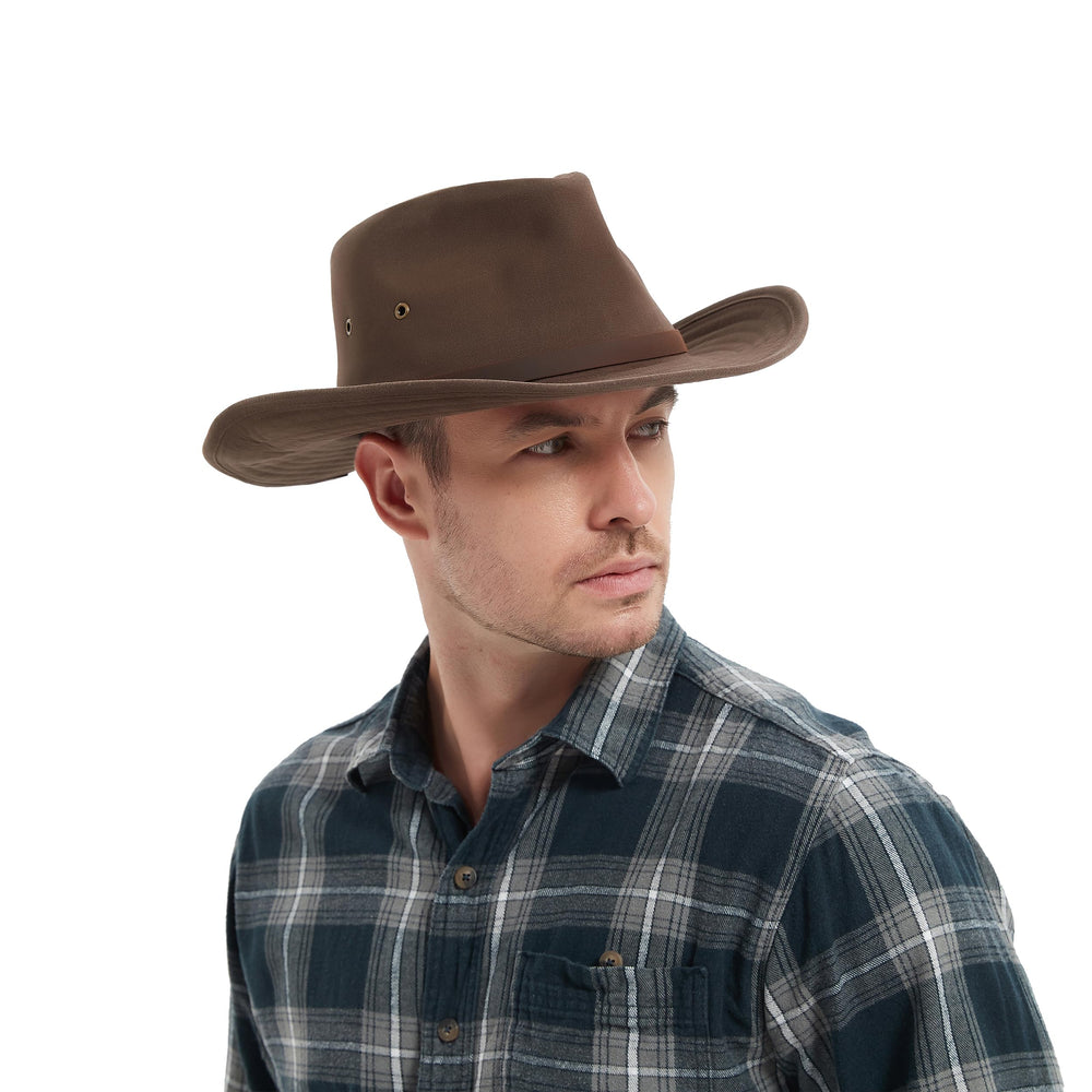 KANUT SPORTS Cumberland Classic Brown Cowboy Hat unisex-fit suits most men and women.