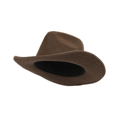 KANUT SPORTS Cumberland Classic Brown Cowboy Hat windproof-design protects you against gusty conditions.