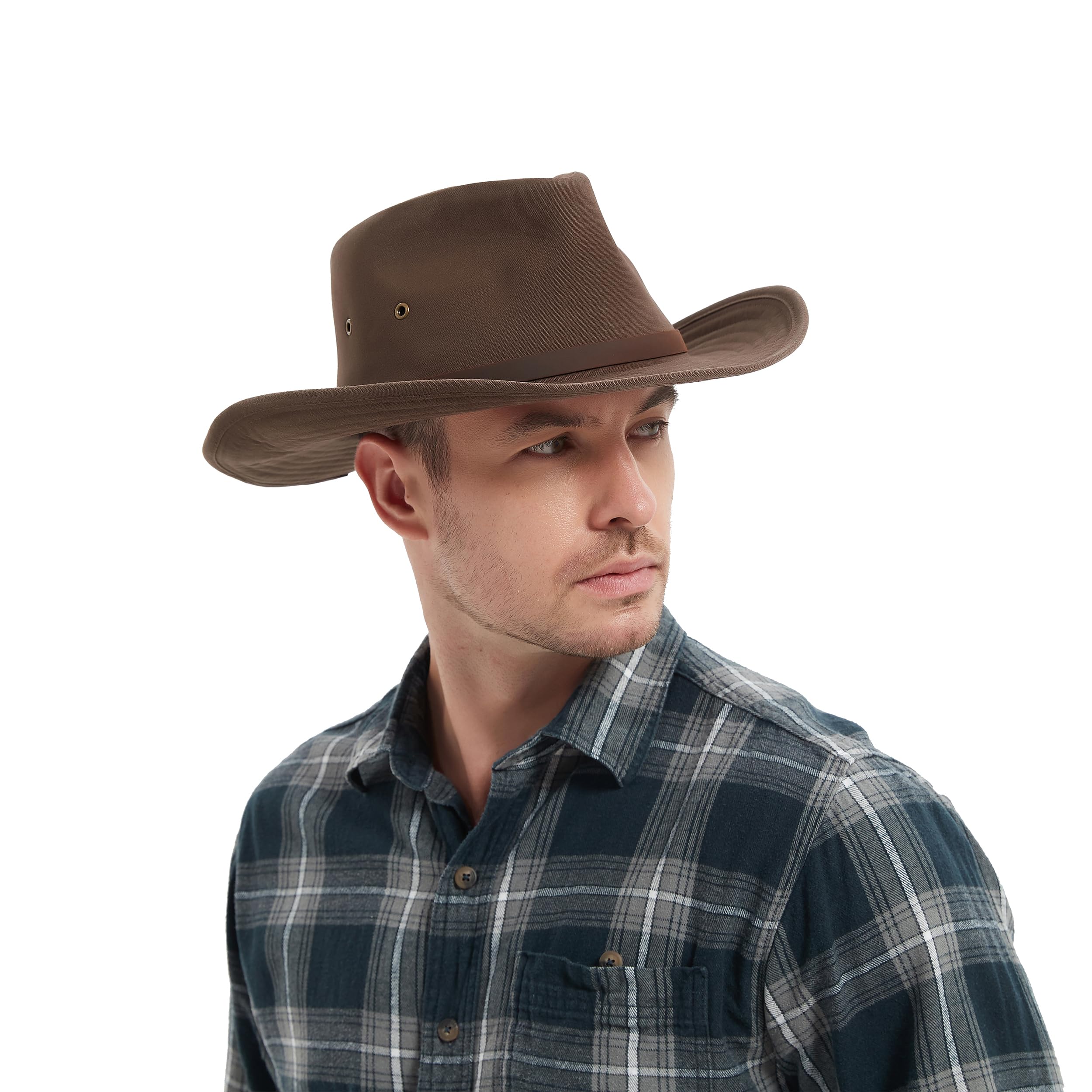 KANUT SPORTS Cumberland Classic hat faux leather crown band adds subtle style