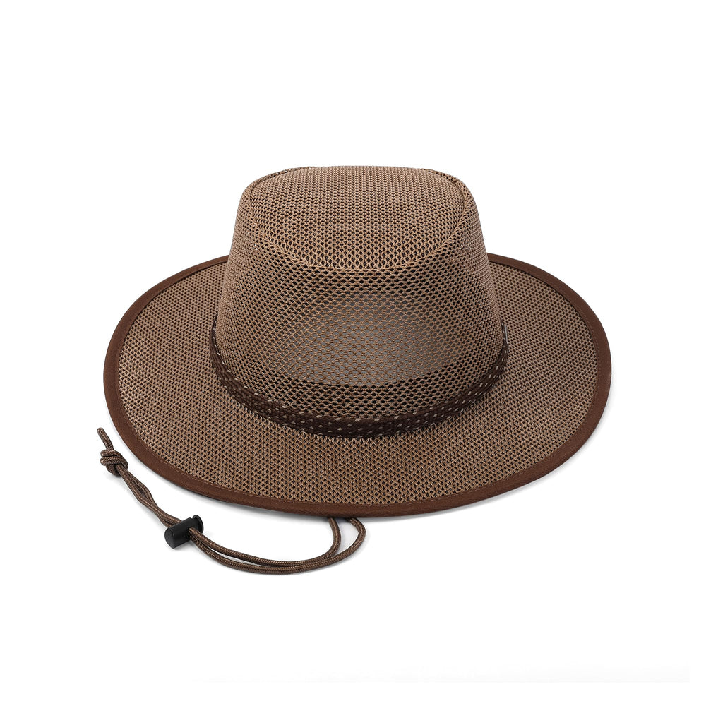KANUT SPORTS Elias Hat with adjustable chin cord stays secure in windy conditions.