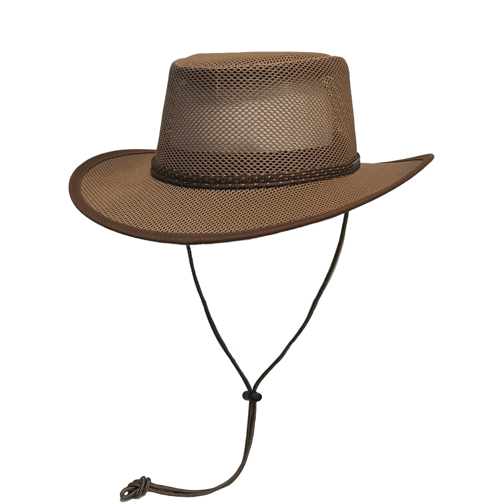 KANUT SPORTS Elias Mesh Breezer Hat with wide brim for sun protection on outdoor adventures.