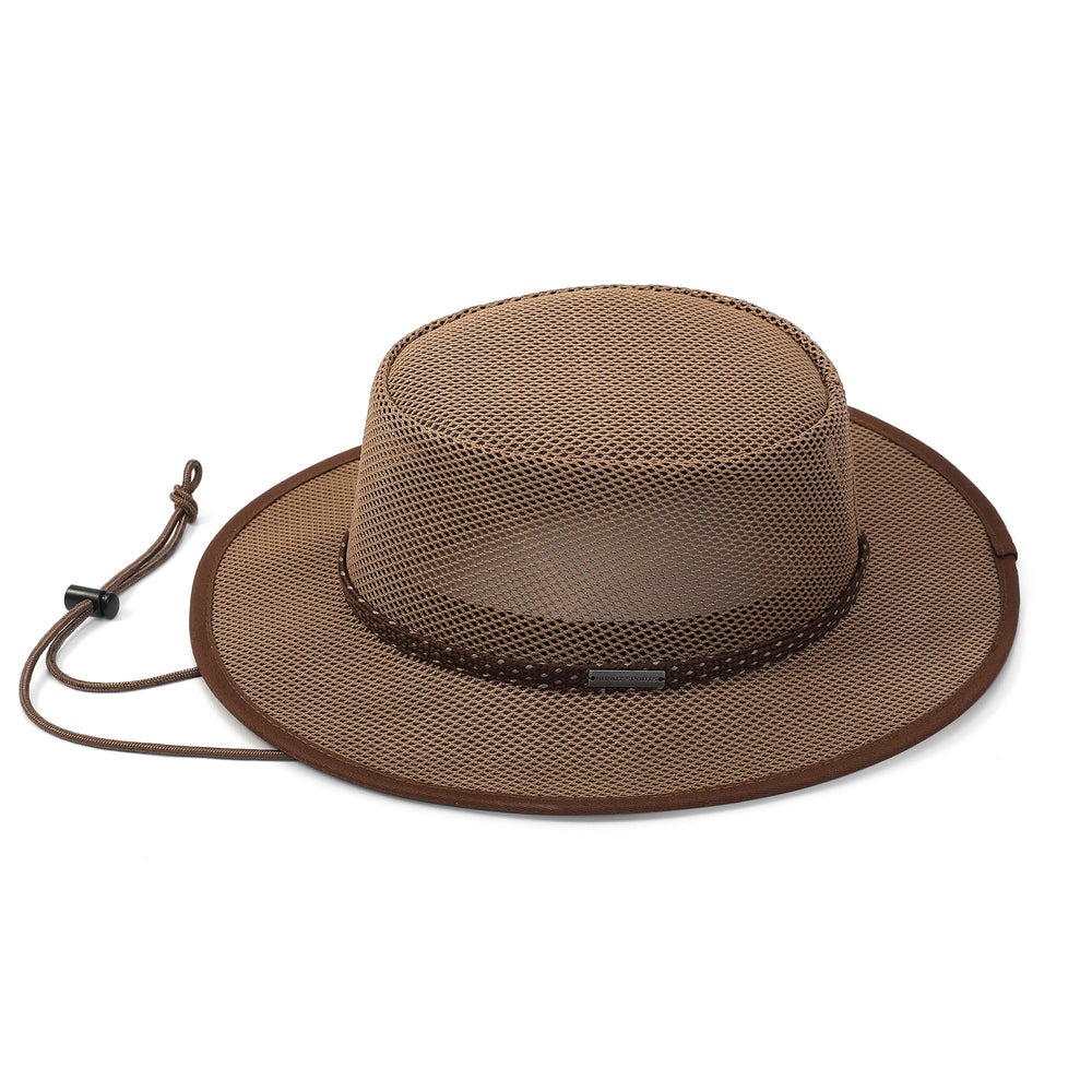 KANUT SPORTS Elias Wind-resistant brim maintains shade in gusty environments.