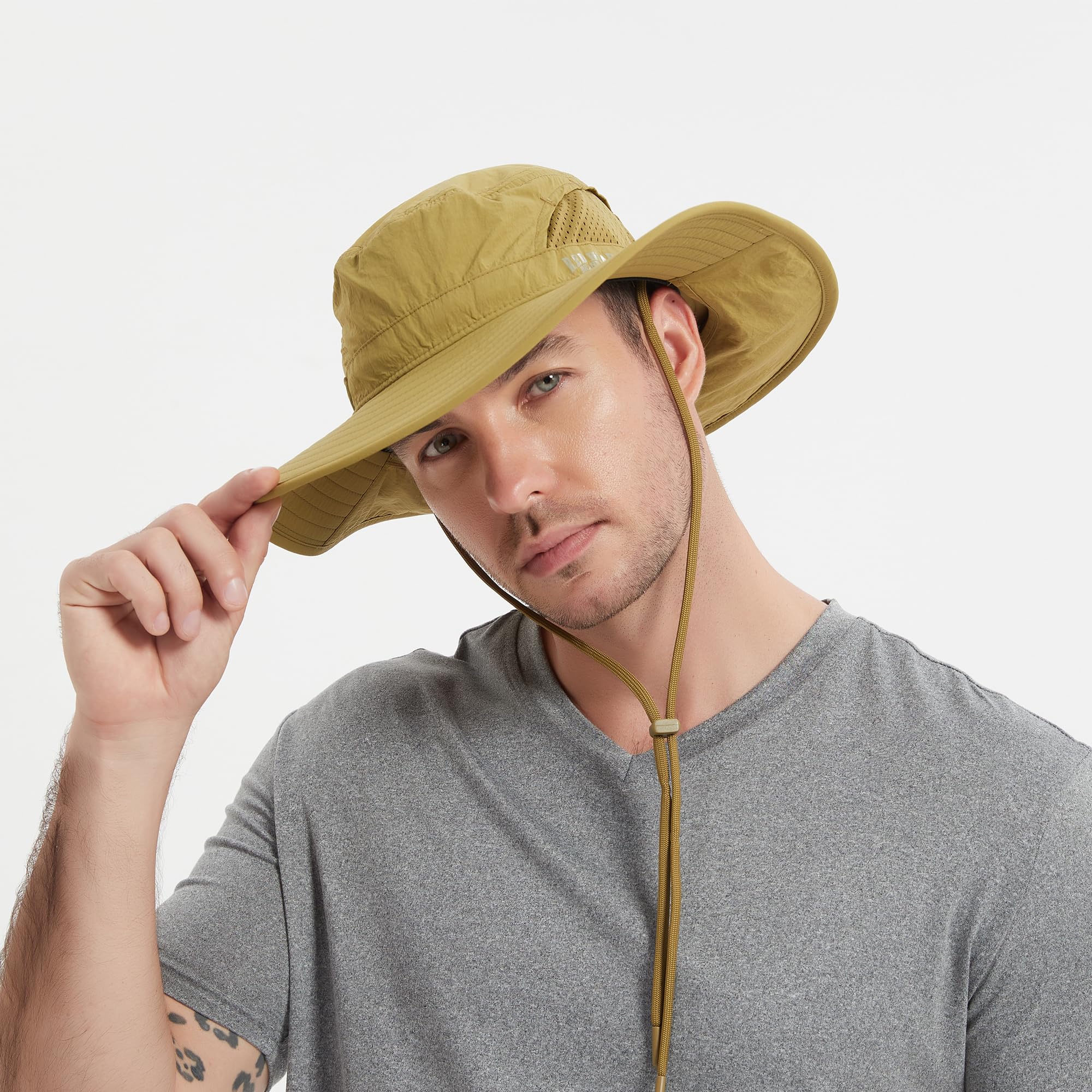KANUT SPORTS Jemez crown mesh ventilation promotes cooling during activity.