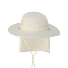 KANUT SPORTS Jemez neck flap folds away for versatile sun protection on hikes.