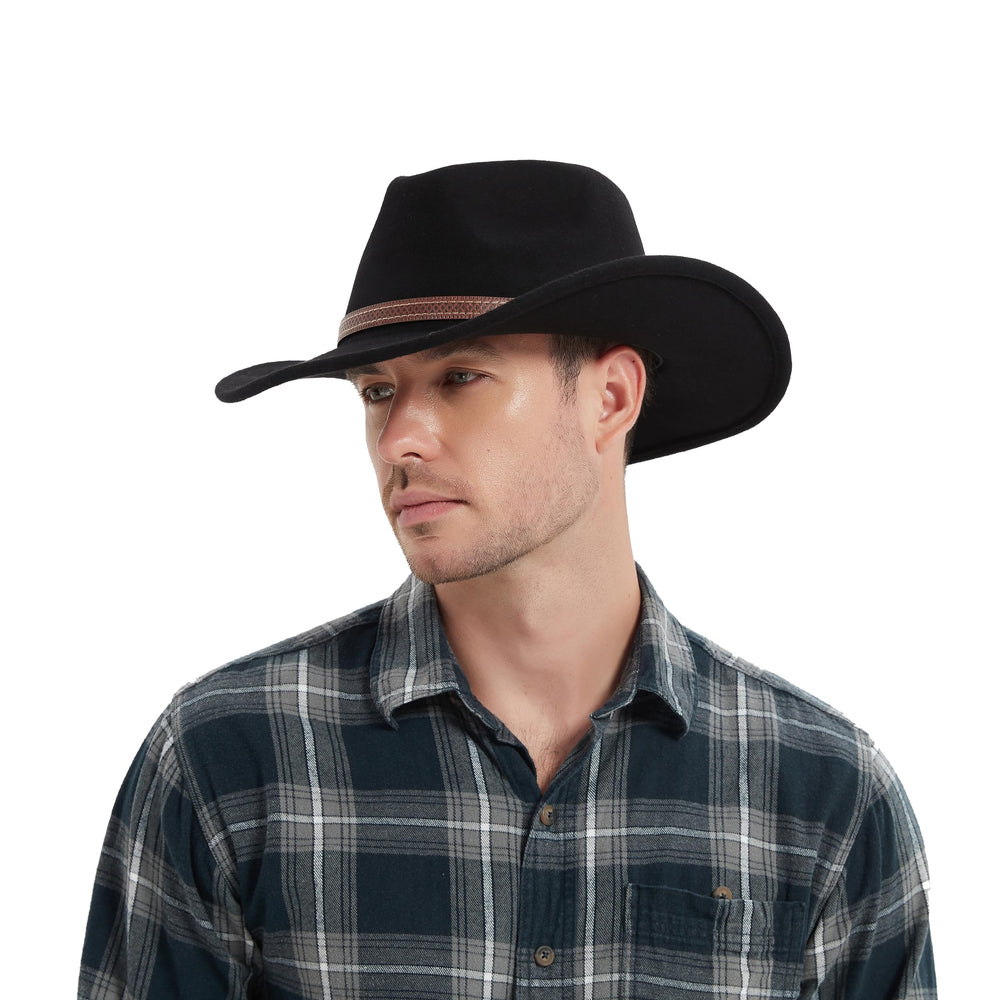 KANUT SPORTS Rocky Wool Felt Cowboy Hat size L for larger head circumference
