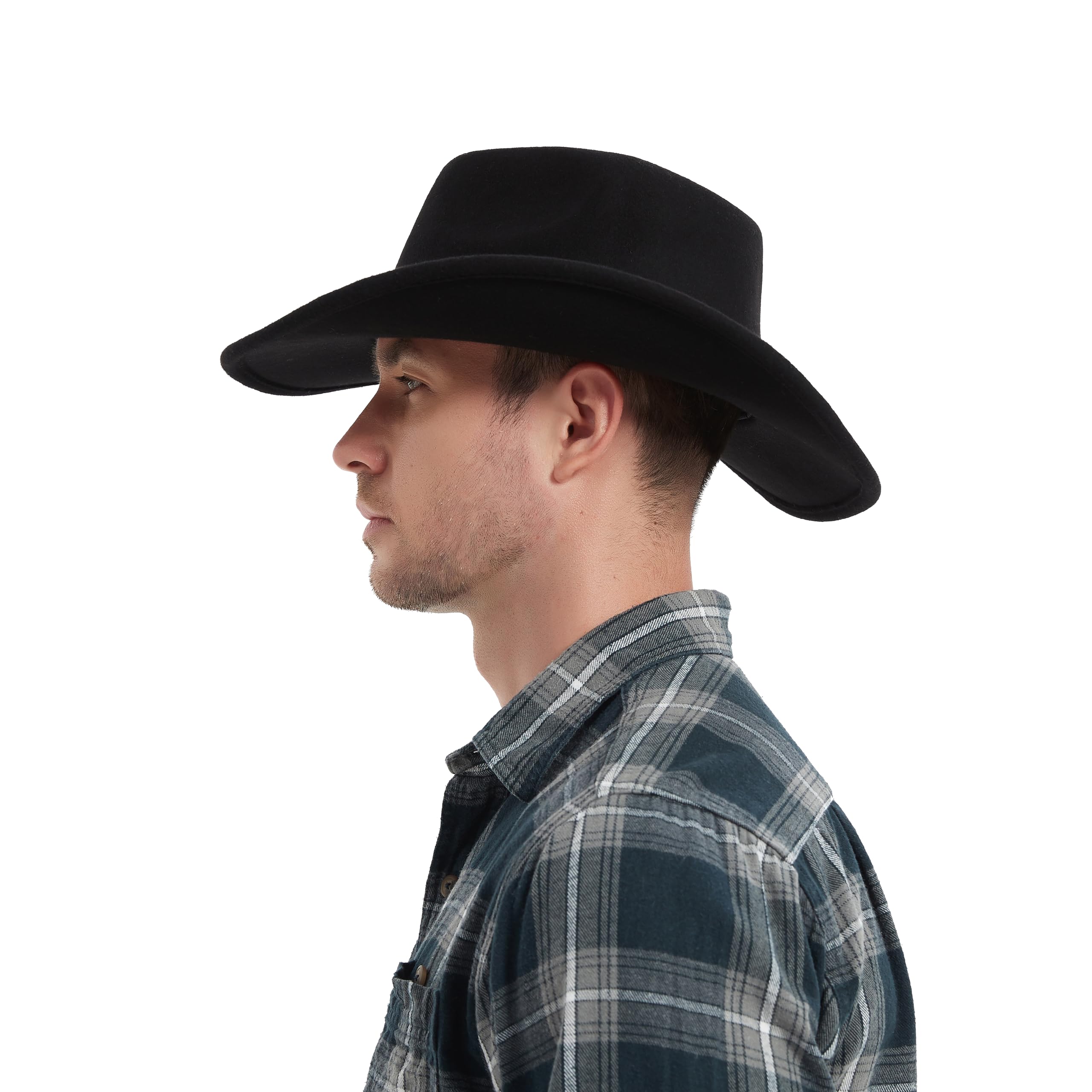 KANUT SPORTS Rocky Wool Felt Cowboy Hat size M for comfortable medium fit