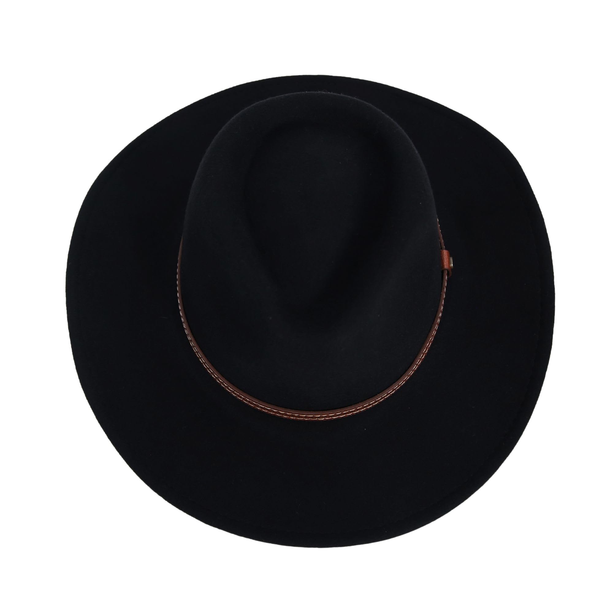 KANUT SPORTS Rocky Wool Felt Cowboy Hat windproof design for windy days