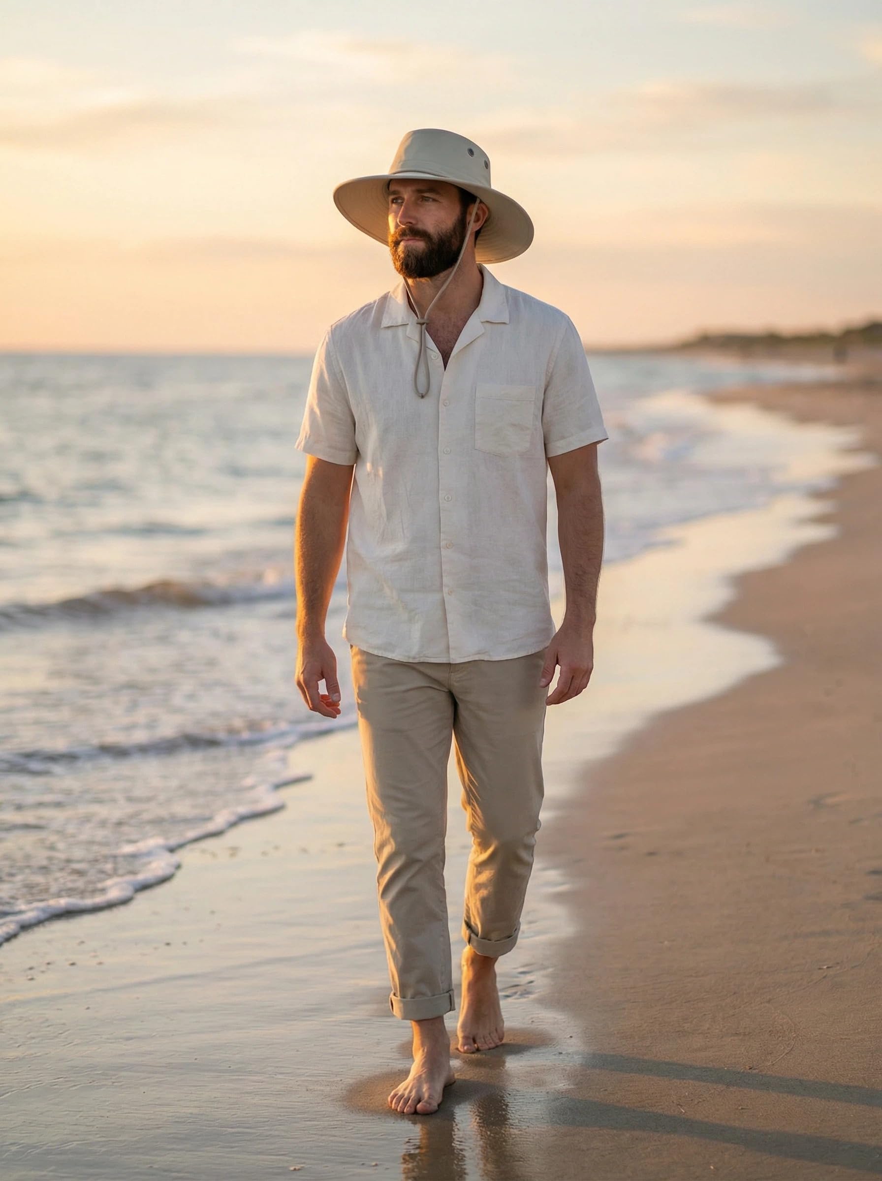 KANUT SPORTS Sanford Safari Sun Hat floatable brim for easy boating