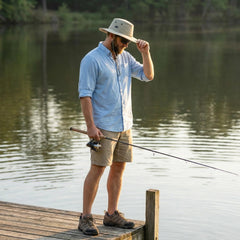 KANUT SPORTS Sanford Safari Sun Hat water-resistant material keeps gear dry