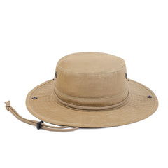 KANUT SPORTS adjustable chin cord secures the hat against wind and splash.