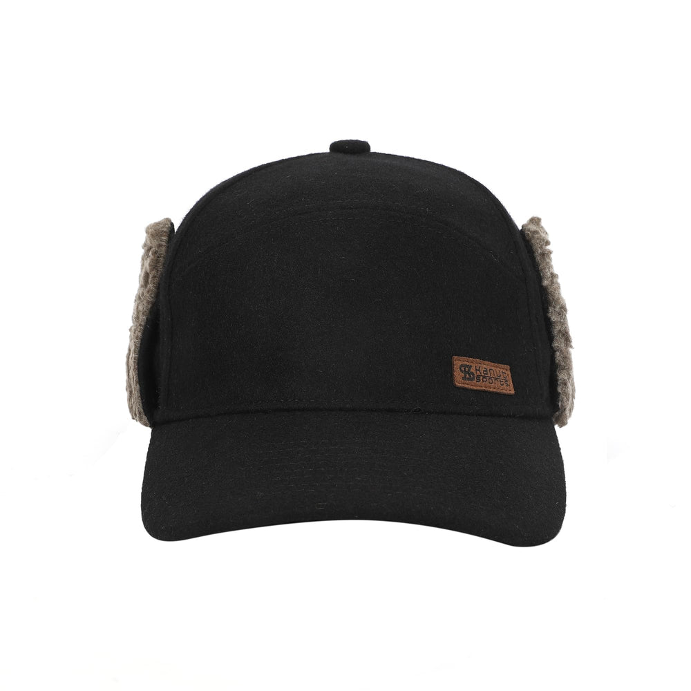 KANUT SPORTS York Camper Cap earflaps-down offering extra ear warmth during winter walks