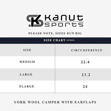Kanut Sports York Camper Cap uses warm wool blend for cozy outdoor warmth