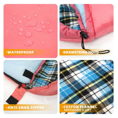 Kanyak sleeping bag foot vent separates warmth and airflow