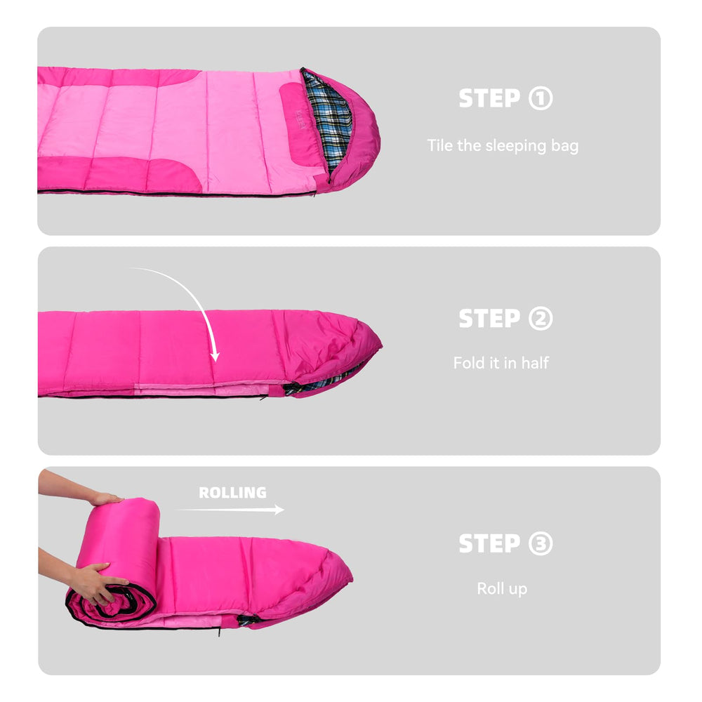 Kanyak sleeping bag shell 210t fabric closeup emphasizing durability and weather resistance