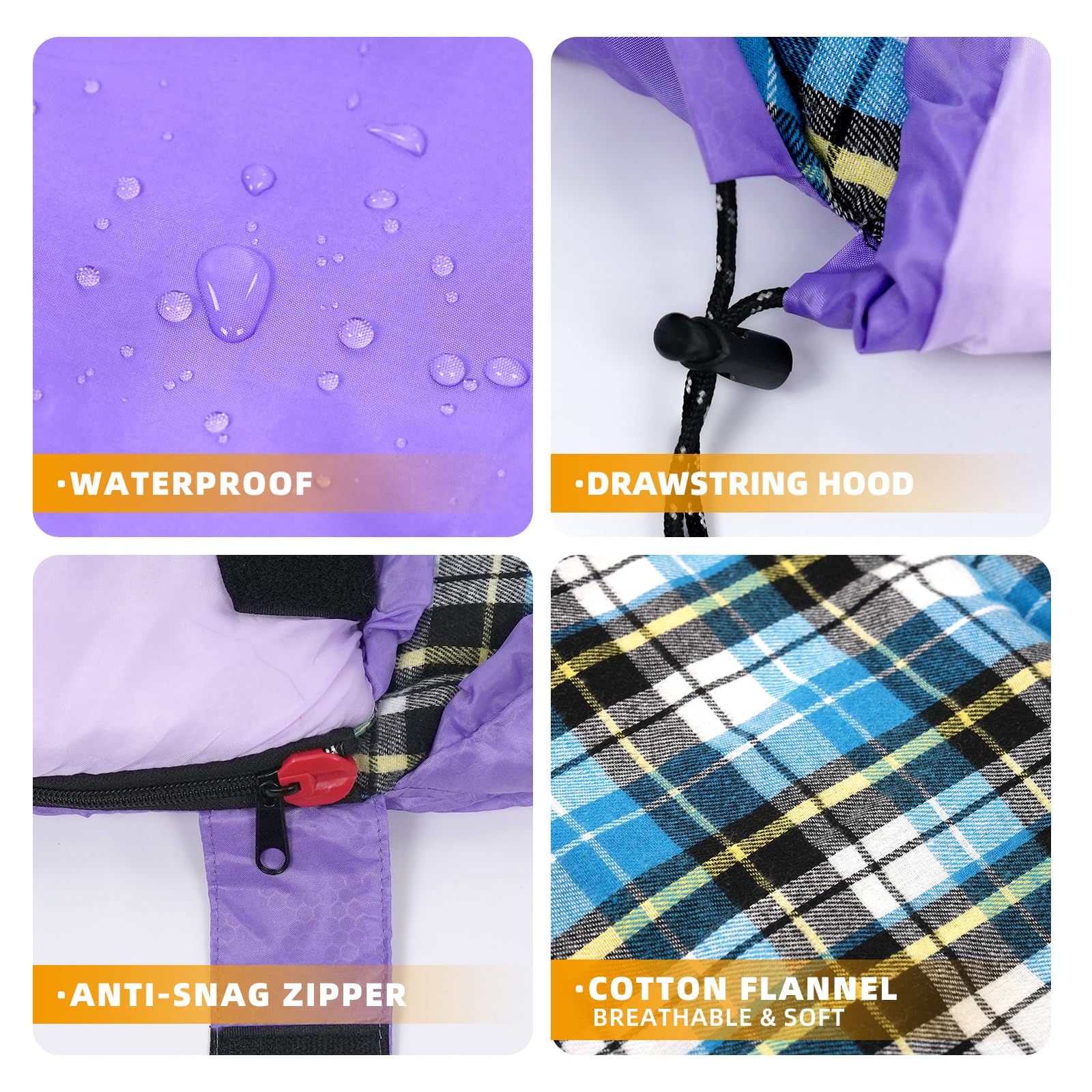 Kanyak sleeping bag 3-season comfort shows versatile warmth for outdoors.