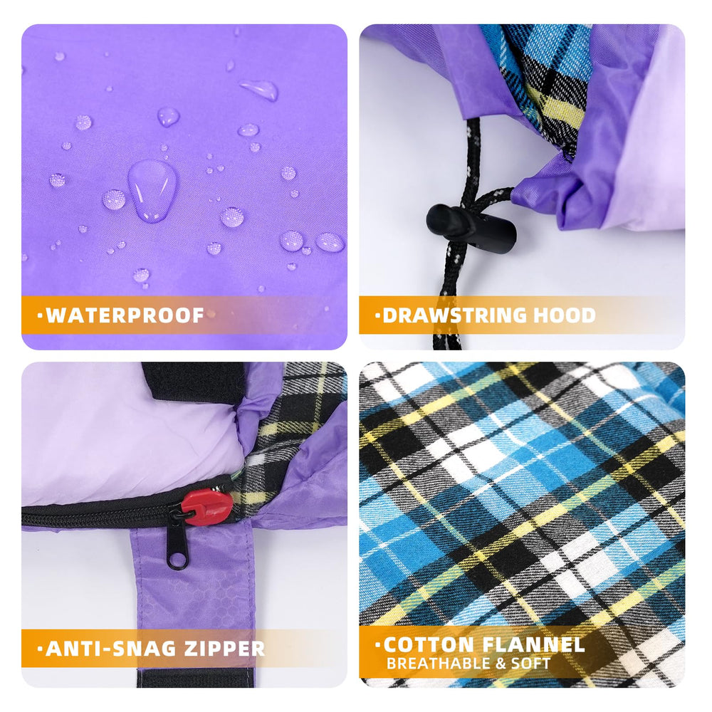 Kanyak sleeping bag 3-season comfort shows versatile warmth for outdoors.