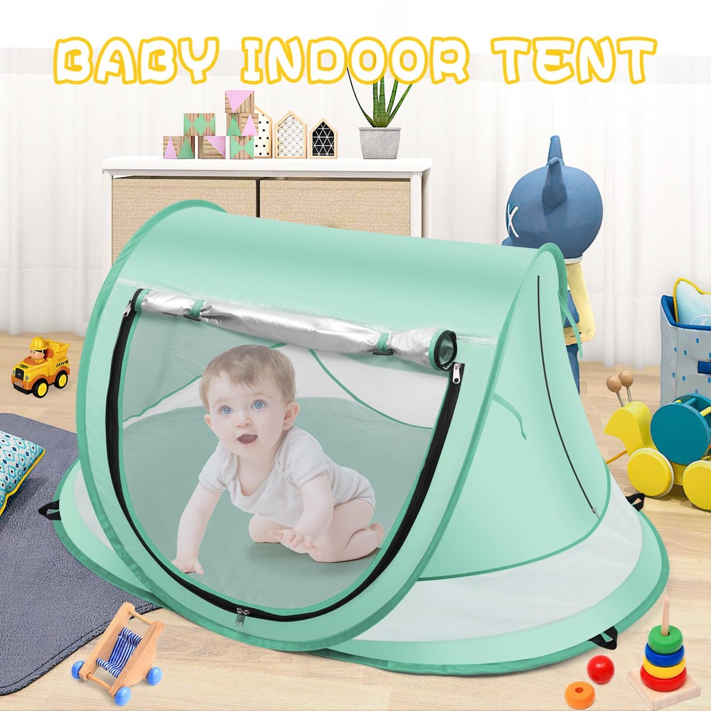 Kapeazo Baby Beach Tent folded diameter compact for packing