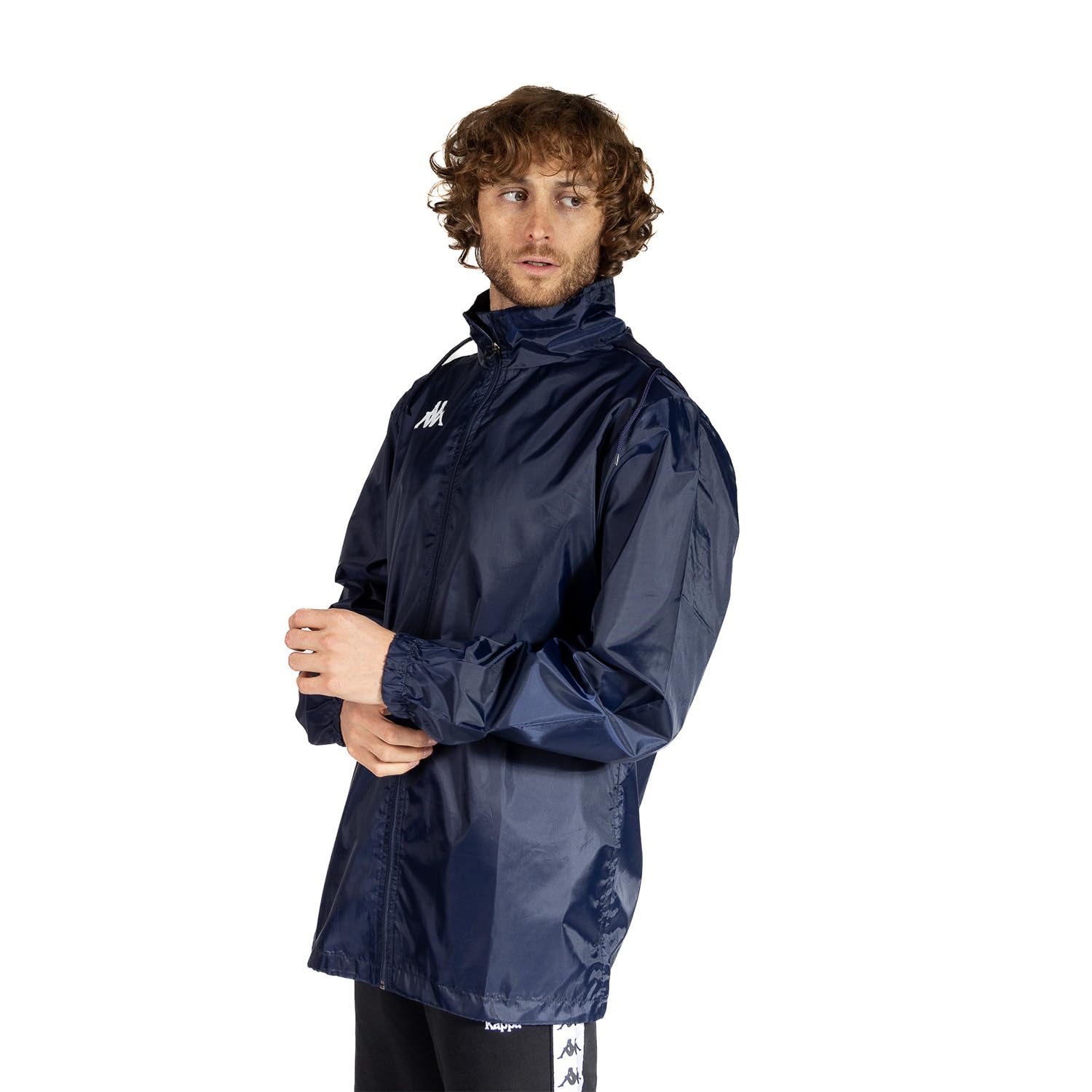 Kappa Wister XXL rain jacket back view, clean sporty silhouette.