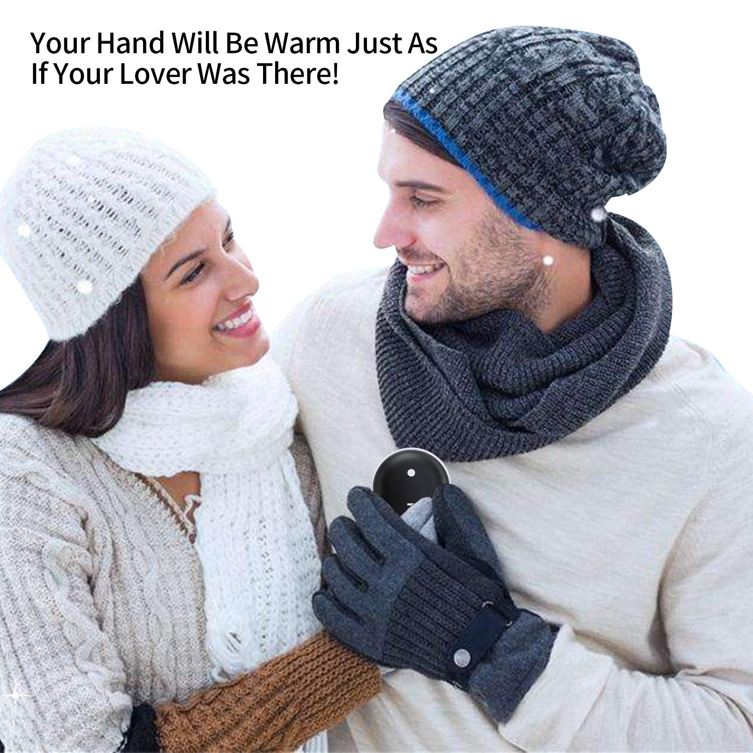Karecel compact portable-design shot shows palm-sized warmth on the go.