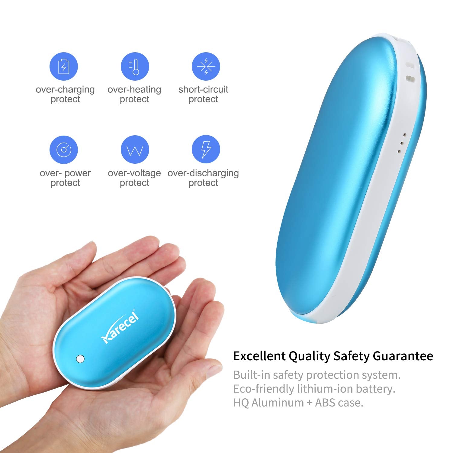 Karecel AI-smart heating adjusts temperature for steady comfort outdoors.