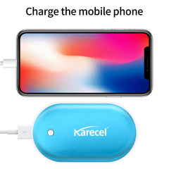 Karecel compact 4-inch design fits pockets and gloves for portable warmth.