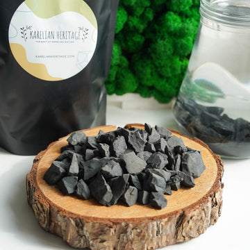 Karelian Heritage organic fertilizer use with shungite to support plant health