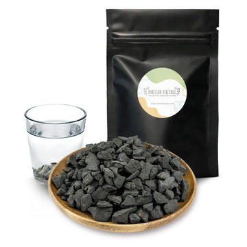 Karelian Heritage shungite stones raw pack 2 lb for natural water mineralization