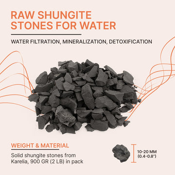 Karelian Heritage Type III shungite with carbon fullerene content for mineral benefits