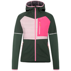 Kari Traa Nia Jacket with lined hood and zippered chest pocket for secure warmth in all-day wear