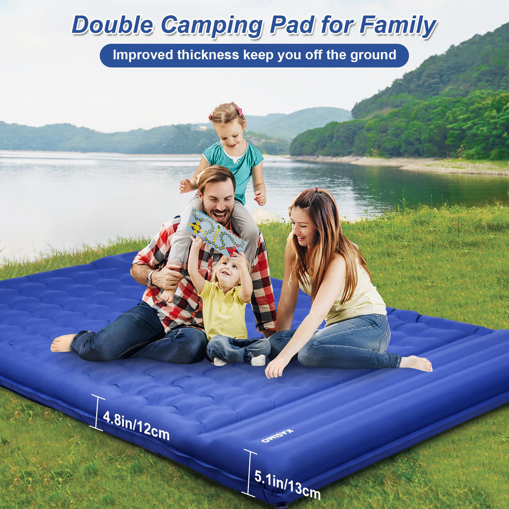 KASIMO large surface supports two sleepers comfortably inside a tent.