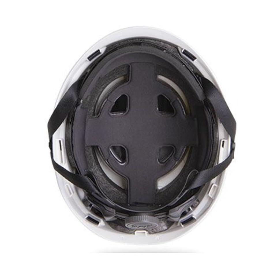 KASK Zenith X2 hi-viz yellow visor attachment enables easy accessory integration
