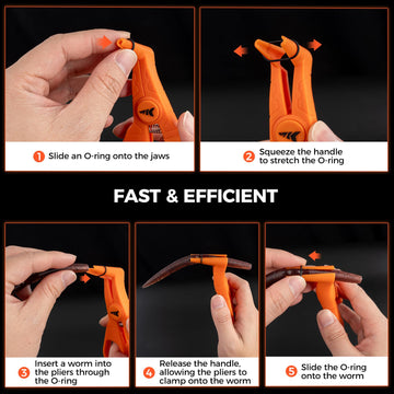 KastKing AlumaStream ergonomic handle pliers reduce hand fatigue during long fishing days.