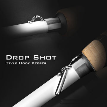 Front view of rod guides and tip
