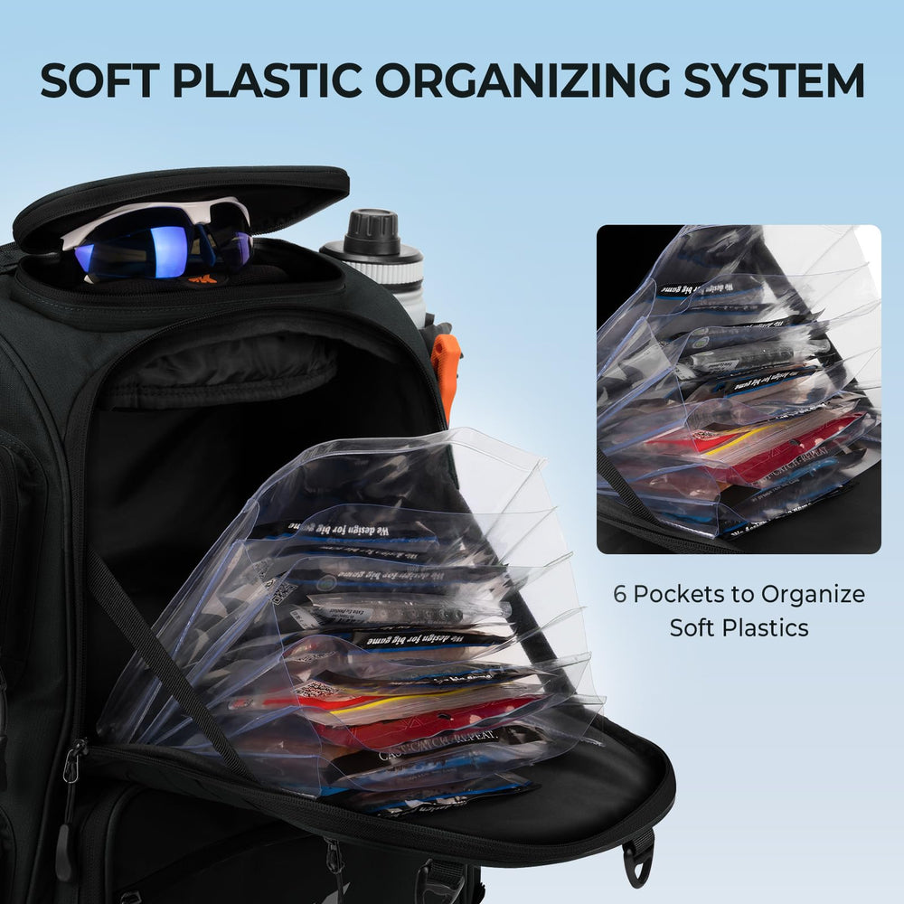 KastKing Bait Boss Pro adjustable divider showcasing flexible interior organization.