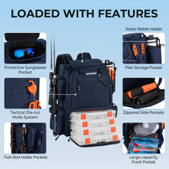 KastKing Bait Boss Pro rod holders keep rods organized and secure