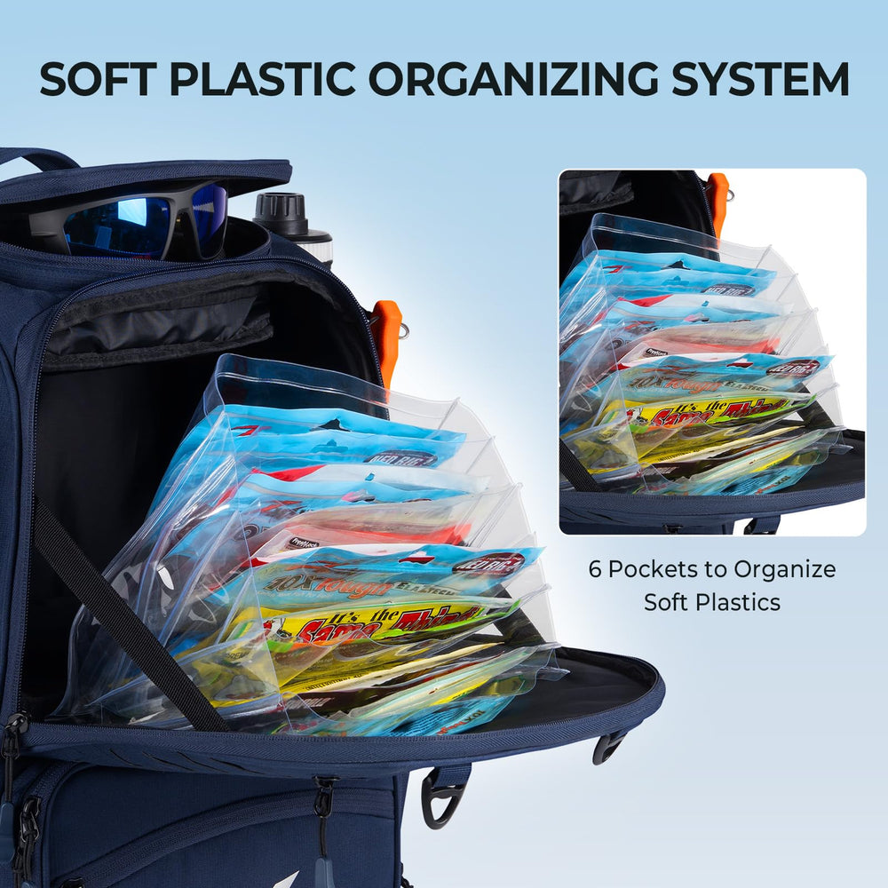 KastKing Bait Boss Pro tackle boxes included demonstrate ready-to-fish setup