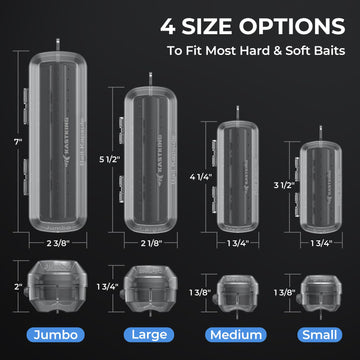 Suitable for freshwater and saltwater fishing gear