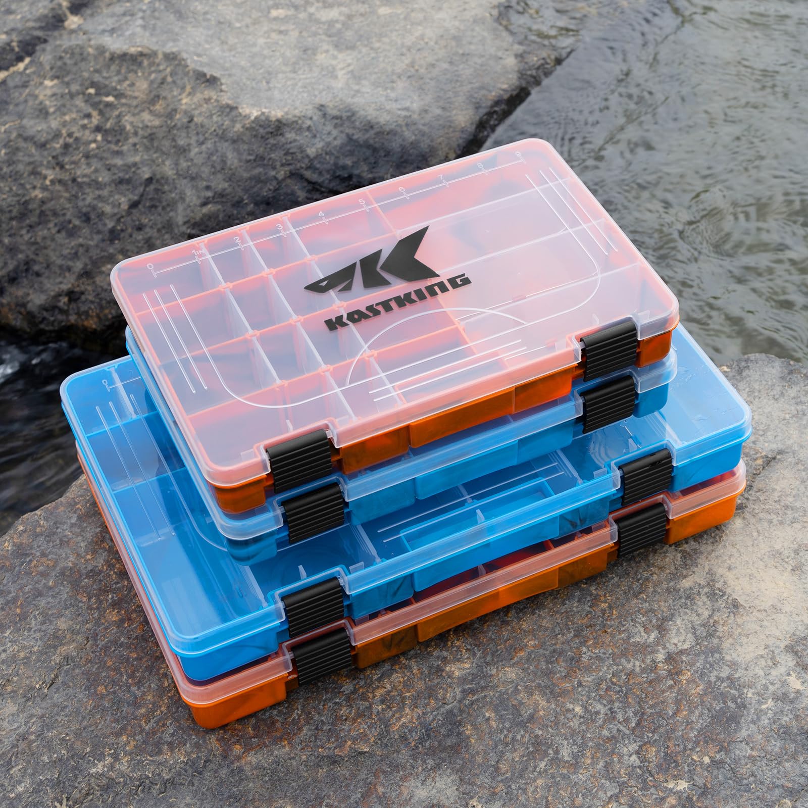 KastKing Bait Vault camouflage secure latches keep gear safely in place.