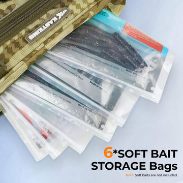 KastKing BaitSpace 3600-box nestled inside bag demonstrates secure tackle organization