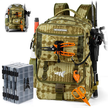 KastKing BaitSpace backpack overview: spacious 50L capacity for all-day trips.