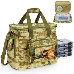 KastKing BaitSpace bag exterior shows rugged, water-resistant shell for all-weather tackle protection.