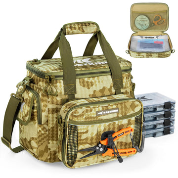 KastKing BaitSpace bag front view shows rugged water-resistant fabric for demanding days on the water.
