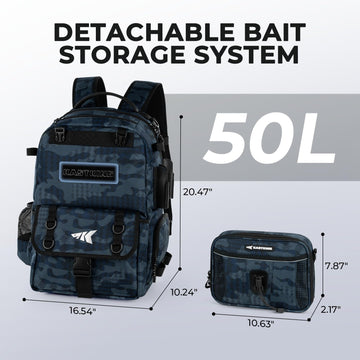 KastKing BaitSpace binder sleeves 9x7 view demonstrates easy bait viewing.