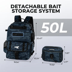 KastKing BaitSpace binder sleeves 9x7 view demonstrates easy bait viewing.