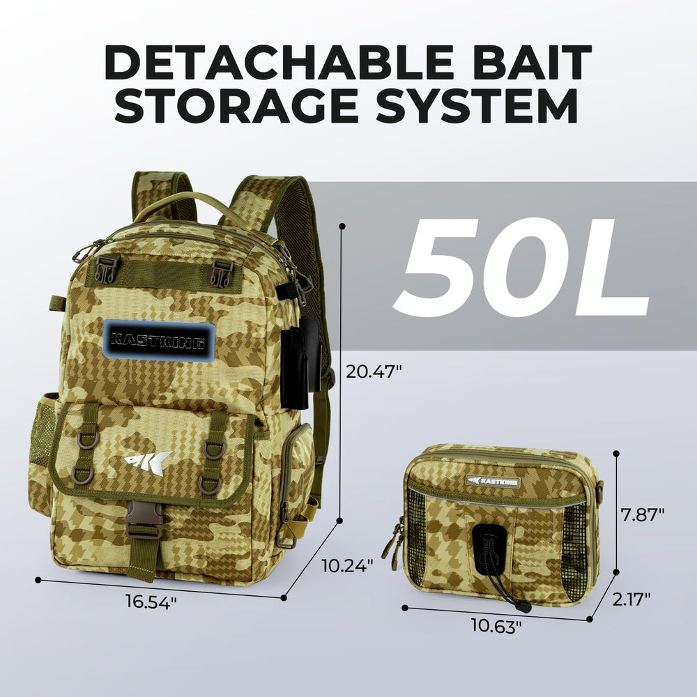 KastKing BaitSpace clear-view sleeves for fast bait identification at a glance.