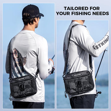 Designed to pair with KastKing BaitSpace backpacks and sling bags